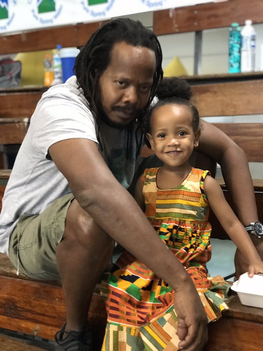 EmprezzGolding's tweet photo. The series of when a dad loves a daughter with #StevenGolding and #PrincessZipporah getting ready to watch son and big brother enter  his Taekwondo Tournament. Next post will be a snippet from his match. #Neverbackdownfromachallenge #Winorgiveityourbest your best is good for me. https://t.co/MGXv4ULI53