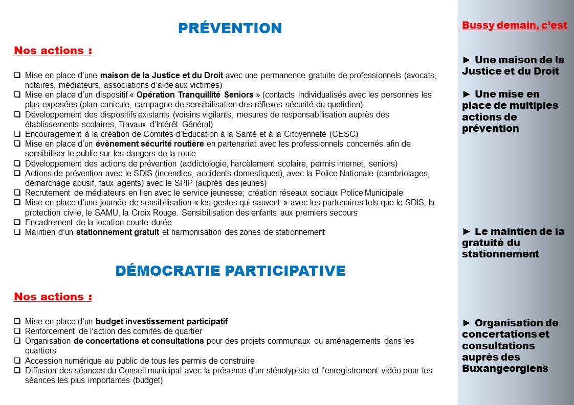 loicmasson2020's tweet photo. Le programme de notre équipe est le fruit de travaux réalisés avec des buxangeorgiens.

Voici nos propositions en matière de sécurité, prévention et démocratie participative ⤵️.

#municipales2020 #bussysaintgeorges #bussy #loicmasson2020 #bussy2020 #sécurité #prévention https://t.co/6zmZsgVYyh