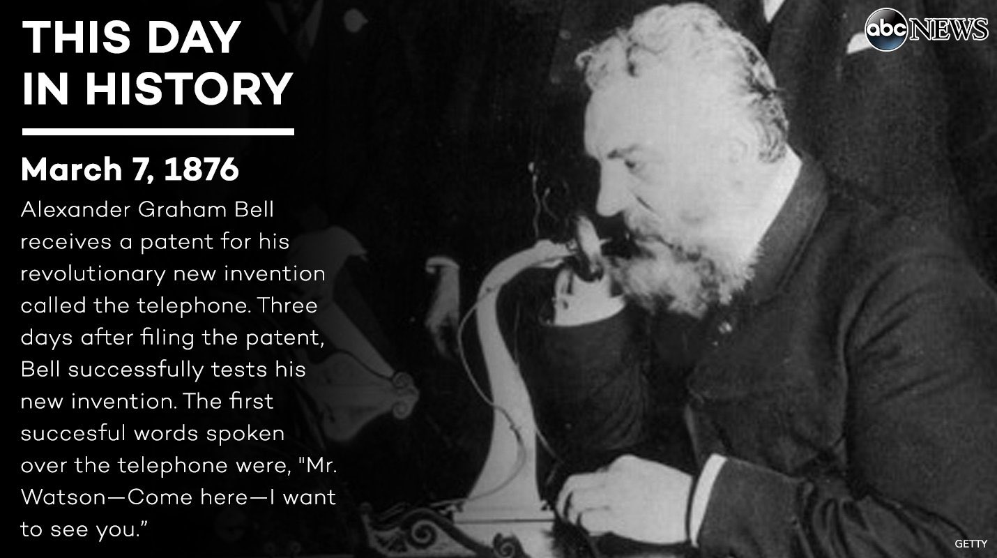 Paul Holdengraber on X: "📞ON THIS DAY MARCH 7, 1876 ALEXANDER ...