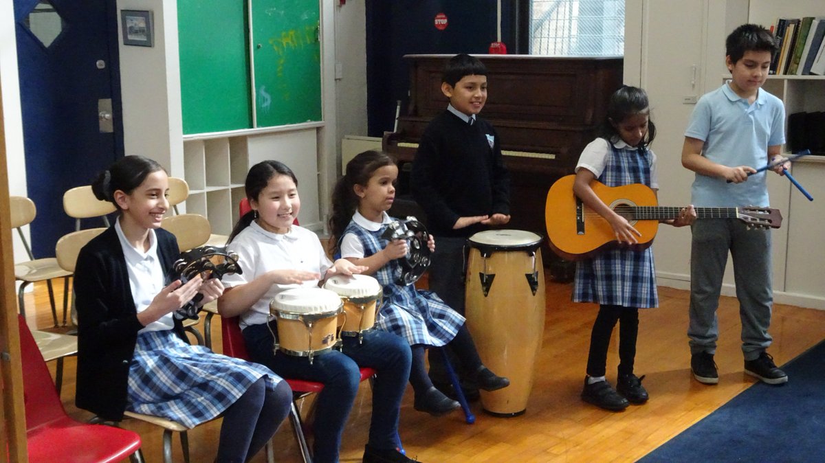 CSFNational's tweet photo. We met some amazing CSF Scholars at Our Lady of Lourdes School in Harlem this week. So good to see children who are happy at school and looking forward to bright futures! #CSFScholar https://t.co/vC7ggEkFyn