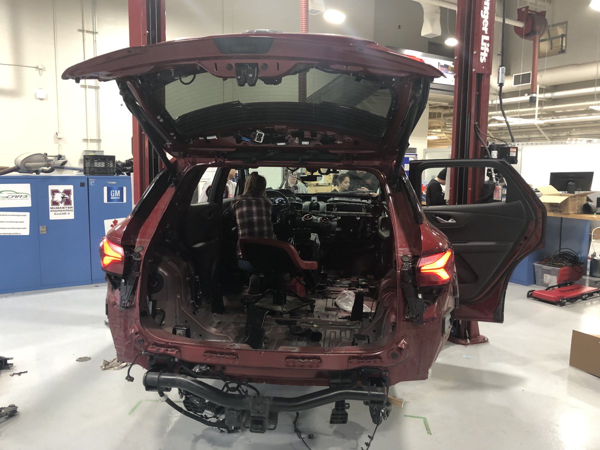 emadiali1's tweet image. See what our @MacEngEcoCAR students have done to a brand new @Chevrolet #Blazer 
It’s being electrified! 

#EcoCAR #AVTC #MacEng
