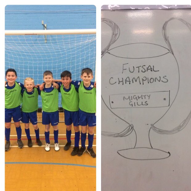 Futsal champions 2020 the Mighty Gills #WinningIsAGoodHabit