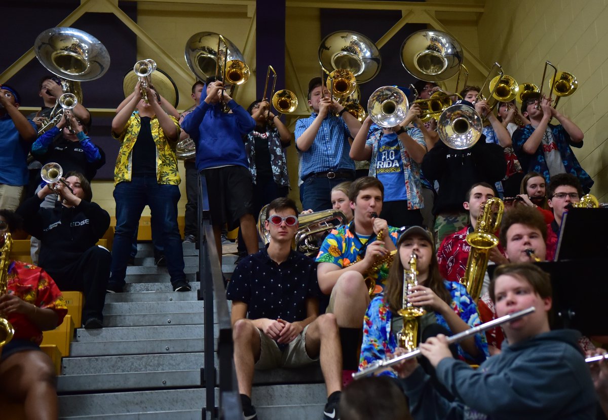 GRCStudentMedia's tweet photo. Best pep band. Best cheerleaders. See you tonight!
-Smoke Signals photos @grcband #GoGRC https://t.co/yITZK6Atdj