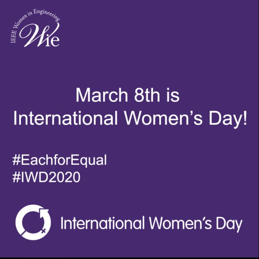 When: Mar 9, 2020 12:00 PM EST 
MWM Webinar: International Women's Day 

Register:
stemconnector.zoom.us/webinar/regist… 
Speakers
Terri Cooper (Chief Inclusion Officer @ Deloitte)
Bethany Hall-Long (LG @ Delaware) 
Salvador Enriquez (Supplier Diversity Manager Wells Fargo &amp; Co.)
#WIE #ieee