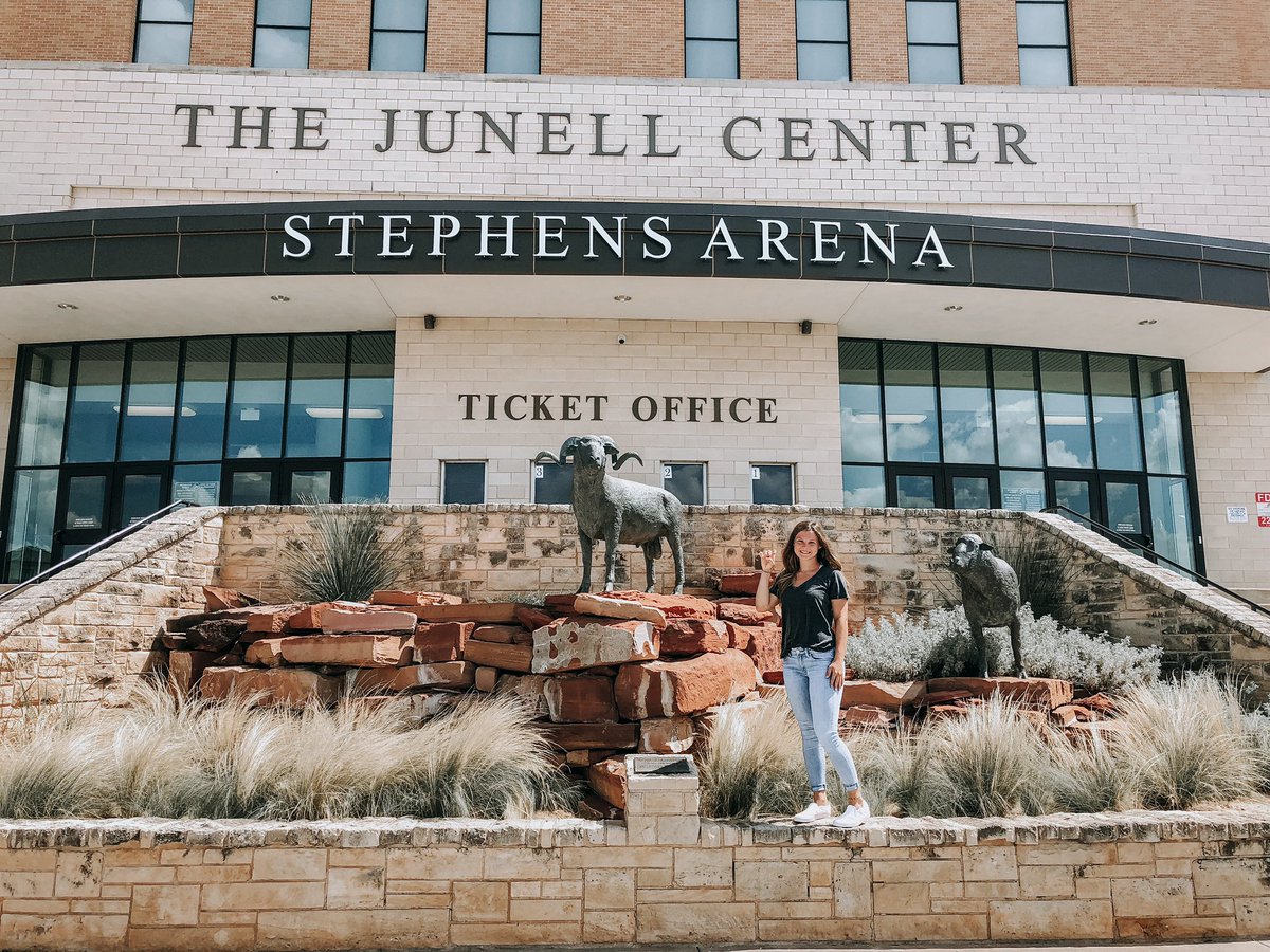 CaleighEnax's tweet photo. I’m so beyond grateful to announce that I have verbally committed to Angelo State University to further my academic and athletic career! A huge thanks to my family and coaches for their support I wouldn’t be where I am today without y’all. #Belleyeah #GoRams https://t.co/kI1uWWNFR3