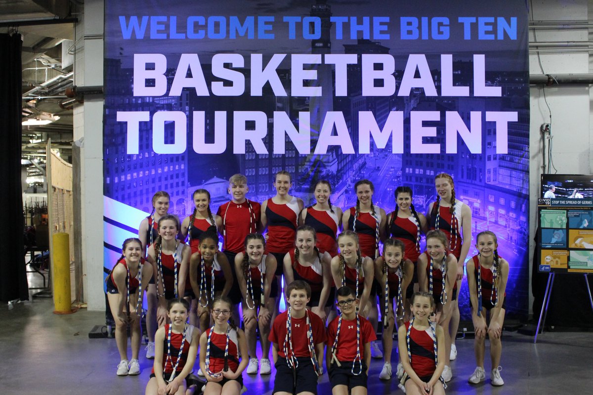 indyairbears's tweet photo. Great performance last night at halftime of Ohio State/Iowa game. #big10tourney https://t.co/dwE8k33KYI