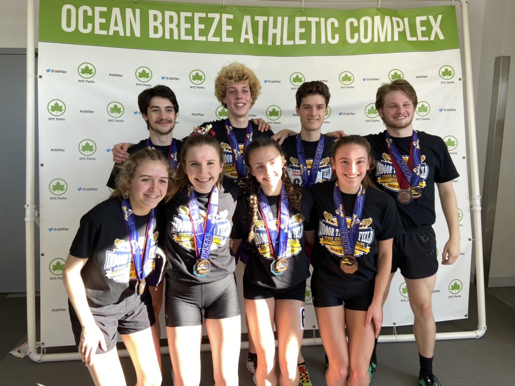 Section6TF's tweet image. Boys and girls intersectional relays both take home medals for Section VI