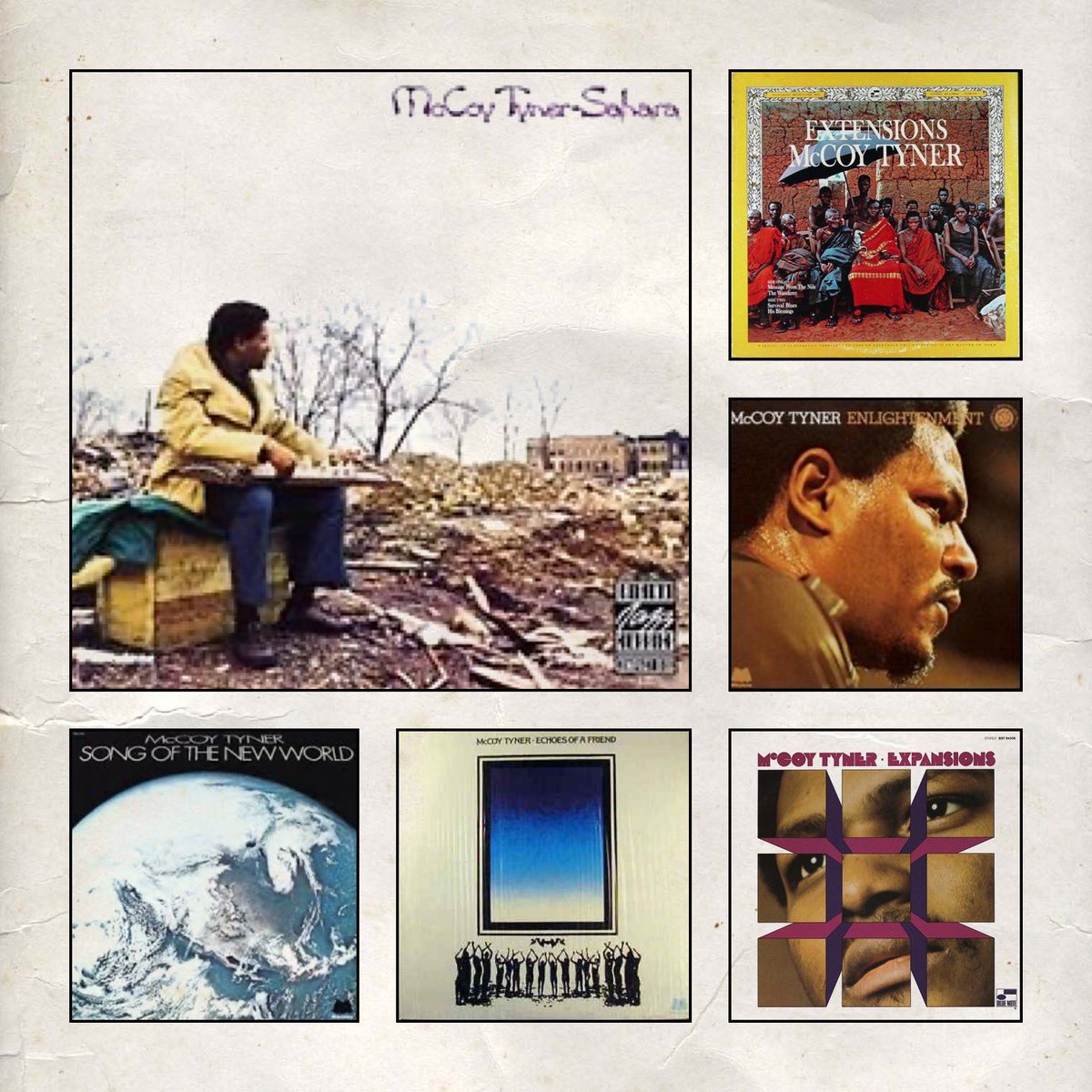 WillnerHal's tweet image. Started following Pharoah Coltrane Miles Ra etc in the early seventies - got to hear these McCoy Tyner records as they were released which was a gift(also saw him a number of times). Their importance in my musical journey was major . So great &amp;amp;  beautiful - thank you Mr. Tyner .