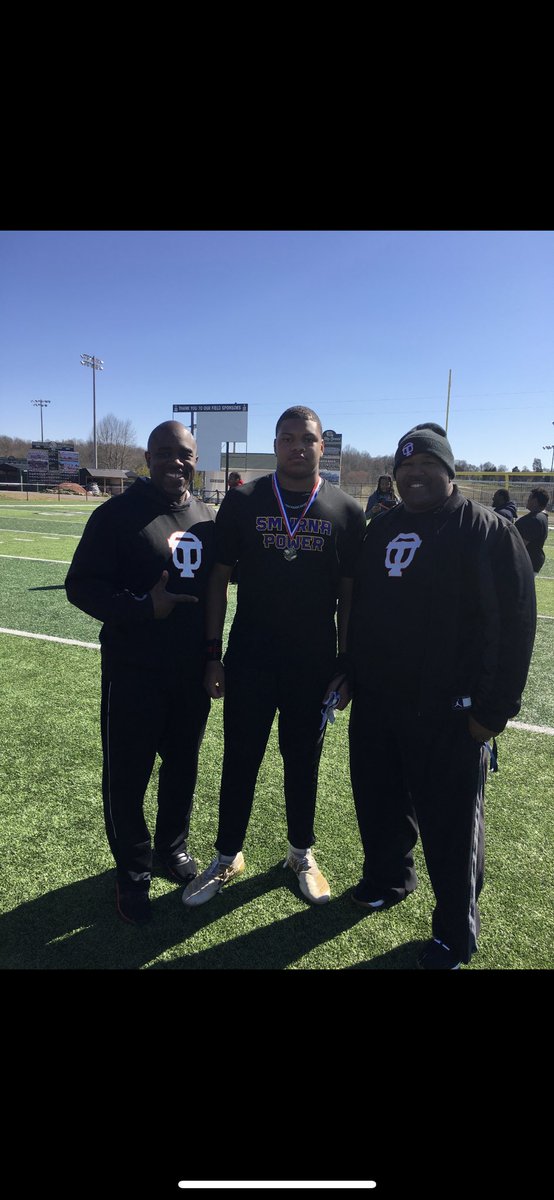 _jbailey4's tweet photo. Had nothing but fun today! Enjoyed the competition and got good work won the “young gun” award can’t wait till March 2nd!! OTA WAY OR NO WAY @OnTopAthletics @thompsmd23 @smyrnafootball https://t.co/ZCtoImjJKf
