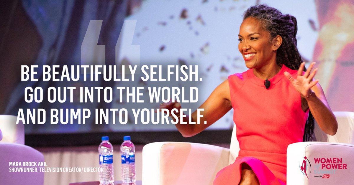 blackenterprise's tweet photo. "Be beautifully selfish" @MaraBrockAkil #BEWPS https://t.co/PQyxj3kO9L