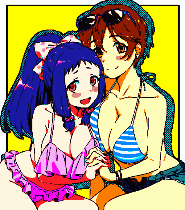 たのしい…!
 #ドット絵こんばーた
https://t.co/YfCfSRzKgg 