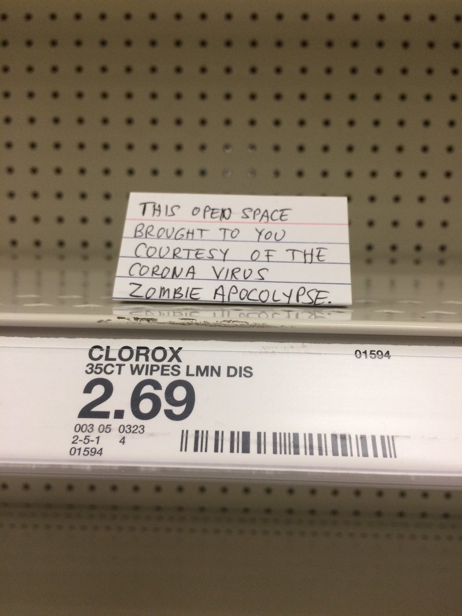 ProductShots123's tweet photo. Target’s all out of #CloroxWipes https://t.co/H4ZwMouqga