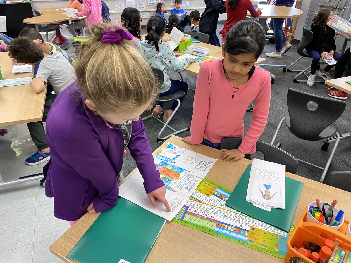 My class enjoyed our community brochure swap! <a href="/MsHeuer20/">Abby Heuer</a> #inspire96