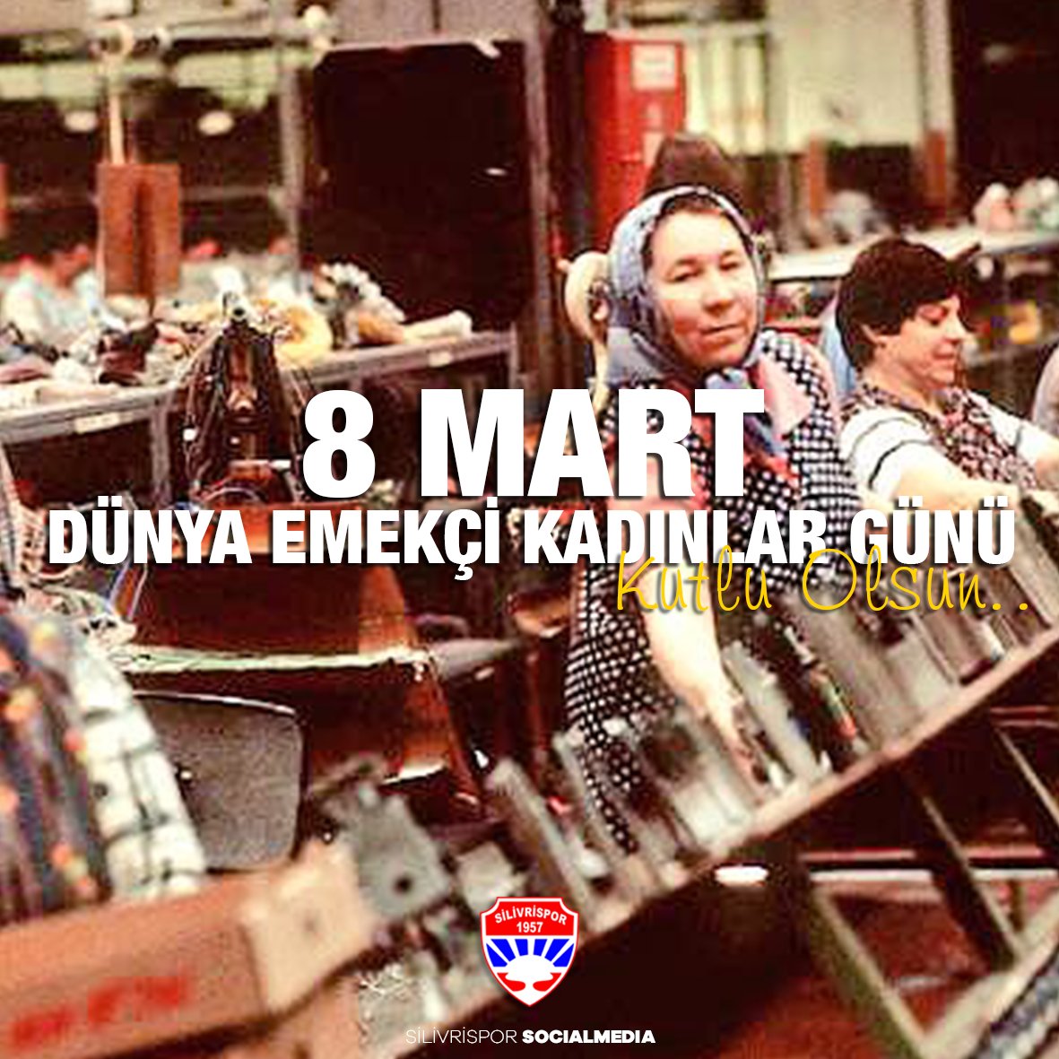 Tüm Kadınlarımızın 8 Mart Dünya Emekçi Kadınlar Günü'nü Kutluyoruz.. #silivrispor #8mart #dünyaemekçikadınlargünü