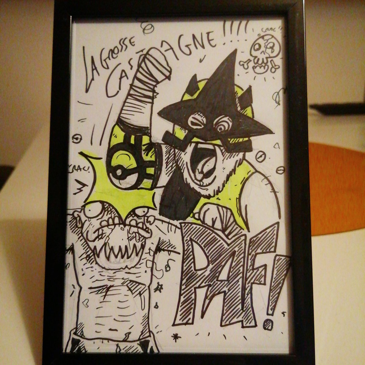 RavageCatchFr's tweet photo. La grosse CASTAGNE !
#ole #ravage #ravageestla #prowrestling #bretagne #catch #catchfr #luchalibre #mask #aplusplayer #goldtrainer #training #illustration #ink #merch #gold #frenchhugstyle #frenchhugcore #dessin #design #cadre https://t.co/7dnTGk4rWP
