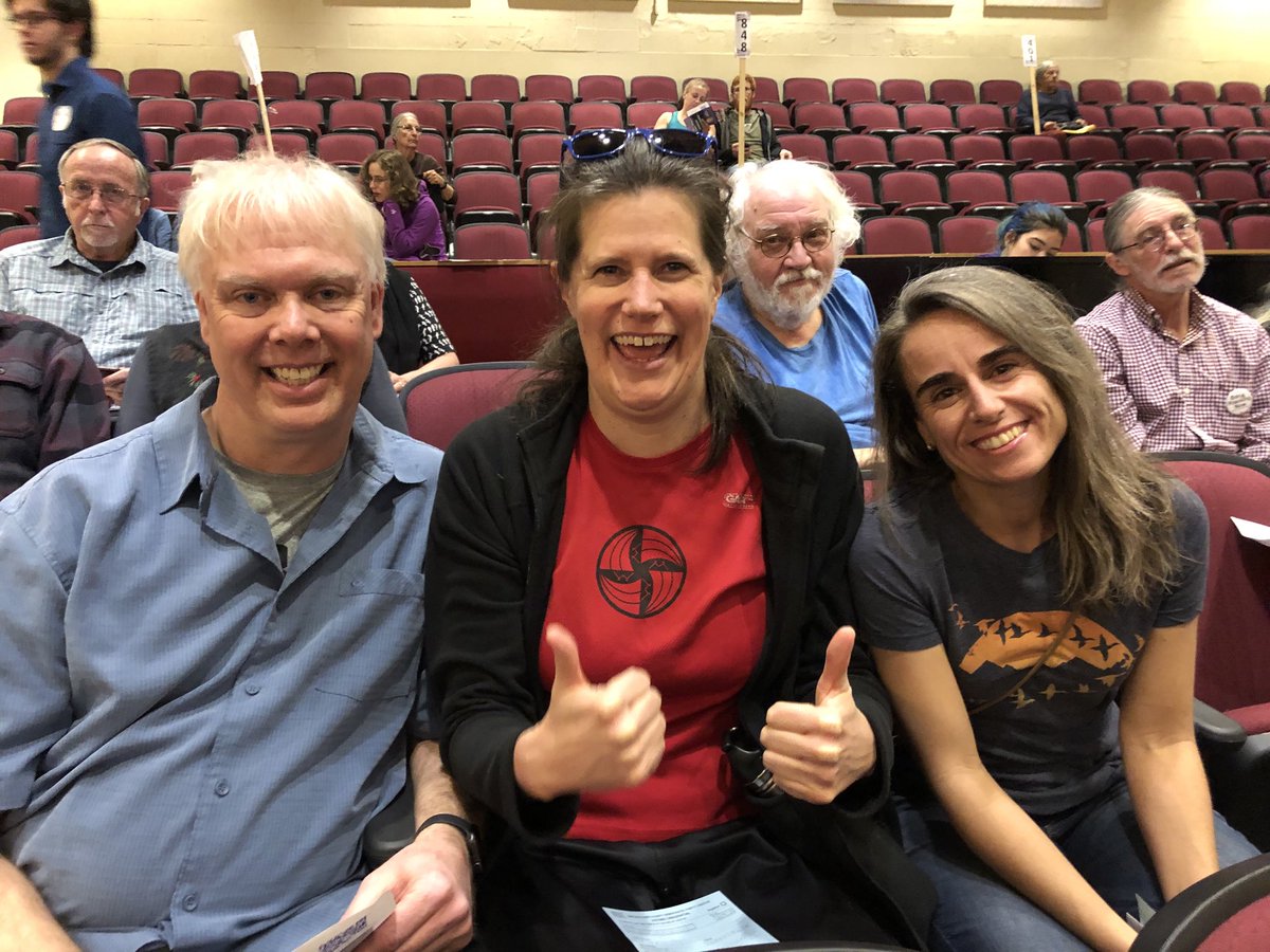 storm80303's tweet photo. Scientists for #TrishZornio @trish_zornio neighbors at the #demcaucus https://t.co/ppvkdQkep8