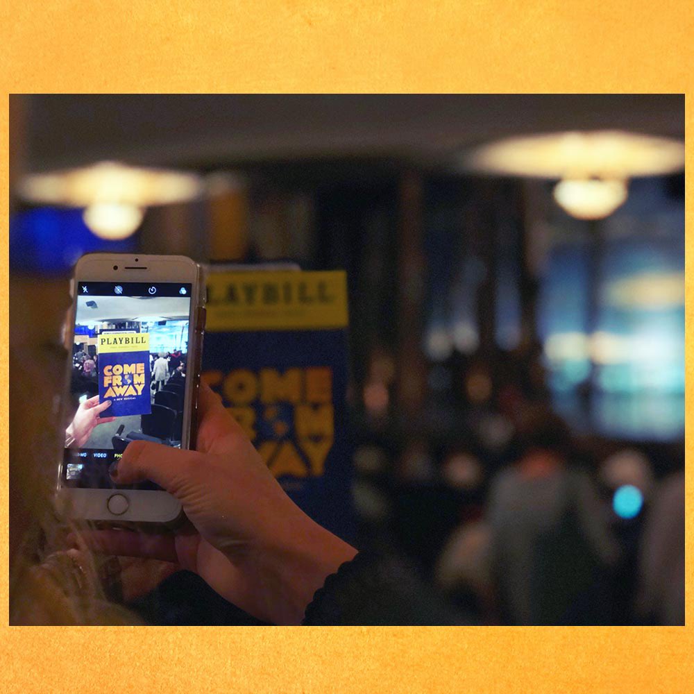 Photo of COME FROM AWAY playbill
