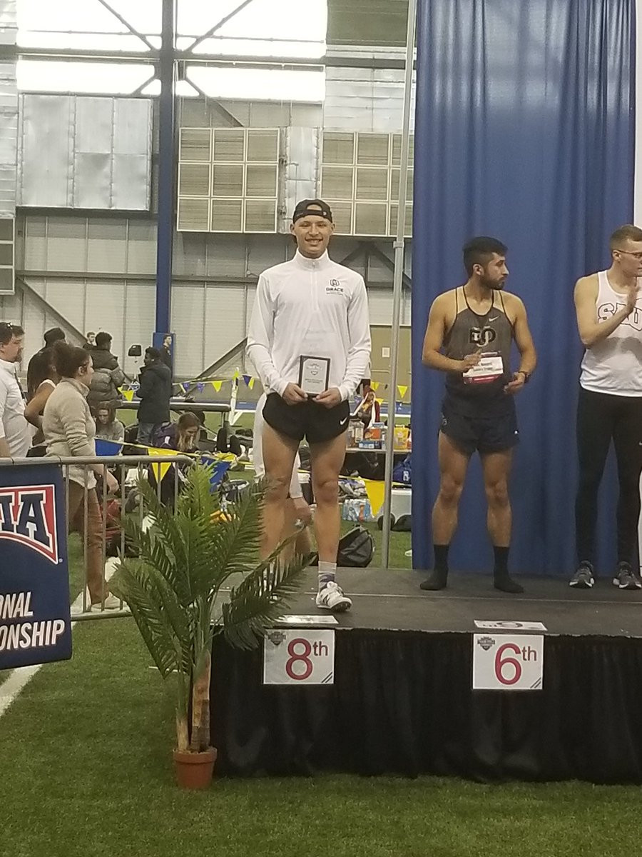 GraceCollegeTF's tweet photo. Isaac Beatty places 8th and earns All American honors in the 1000 meters. https://t.co/if5suRvn3E
