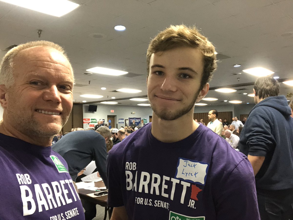 WeAreMN_'s tweet photo. Great day with #TeamBarrett hitting 13 conventions. Join us next weekend for more fun. It’s great to see democracy in practice. #WeAreMN #Barrett4Senate https://t.co/IvSf6hsyNz