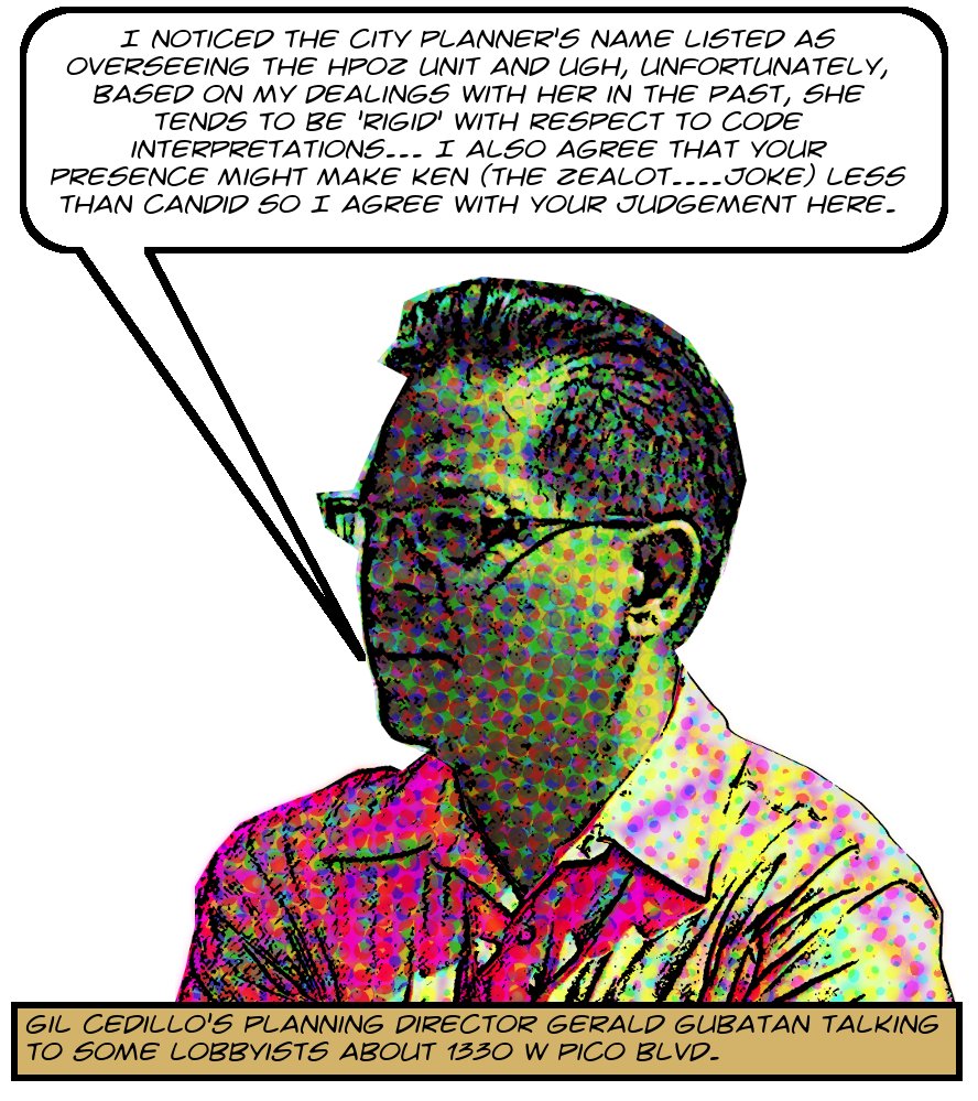 DotKohlhaas's tweet photo. 1330 W Pico hotel project in CD1 shows how @cmgilcedillo &amp; zillionaires collaborate to get $$ projects approved, built, incentivized!

Lobbyists write motions for Cedillo's sig, council staff bully civil servants. Rational planning? Not at 200 N Spring!

https://t.co/g8AgitZ7Gw https://t.co/YayIHFezl3