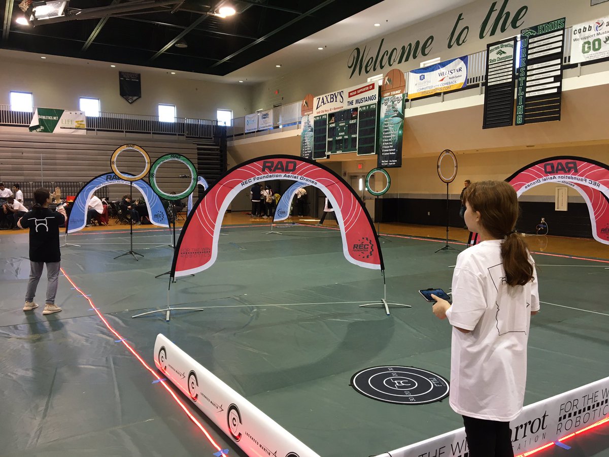 Had a blast with the first AGS (<a href="/AGSHurricanes/">AtlantaGirls'School</a>) drone racing team!  Our amazing students showed off their drone piloting skills at the drone racing competition on March 7th!  Thank you <a href="/REC_Foundation/">REC Foundation</a> 
<a href="/FTWRobotics/">For The Win Robotics</a>! #AGSturns20
