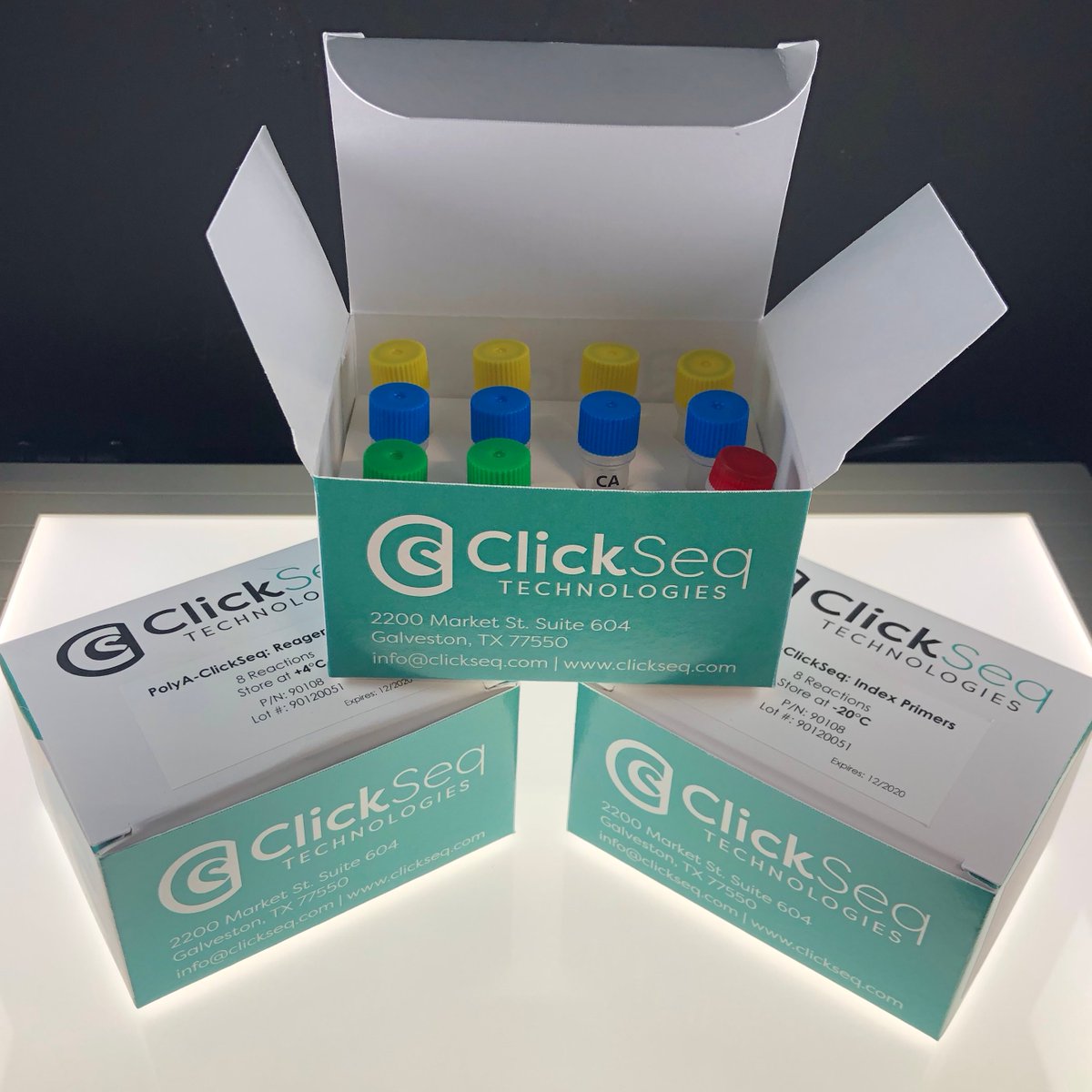 clickseqtech's tweet photo. Coming soon!
We're getting ready to launch our new #ClickSeq kits:

ClickSeq for random-primed RNAseq
https://t.co/MxoC3zrsif

Poly(A)-ClickSeq for poly(A)-targeted RNAseq
https://t.co/yaD1zjfESs

Please contact us for pre-ordering and to receive updates by email. https://t.co/Eey6ziscAF