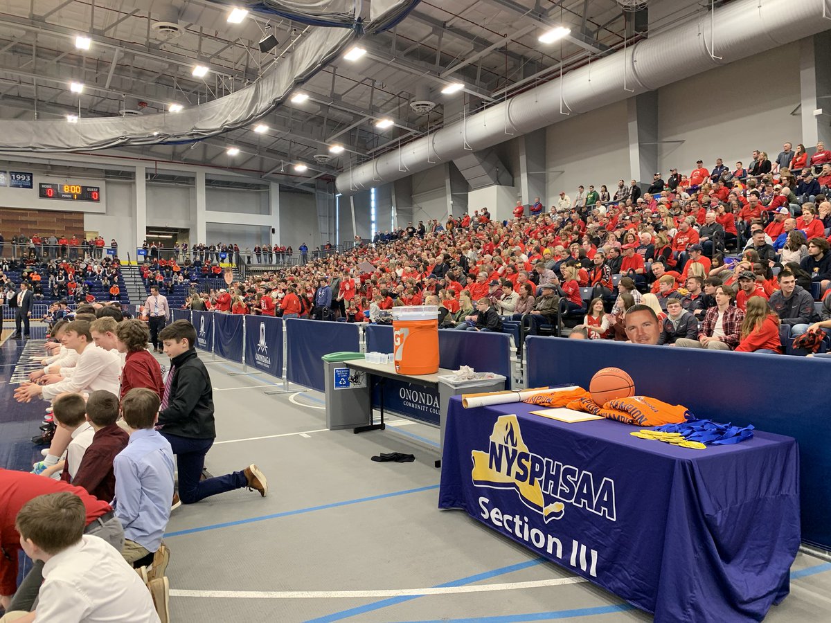 matthaus_CNY's tweet photo. Lowville wins best fan support at the @Section3Basket1 Championships, no contest. https://t.co/dMTsnQbQGm