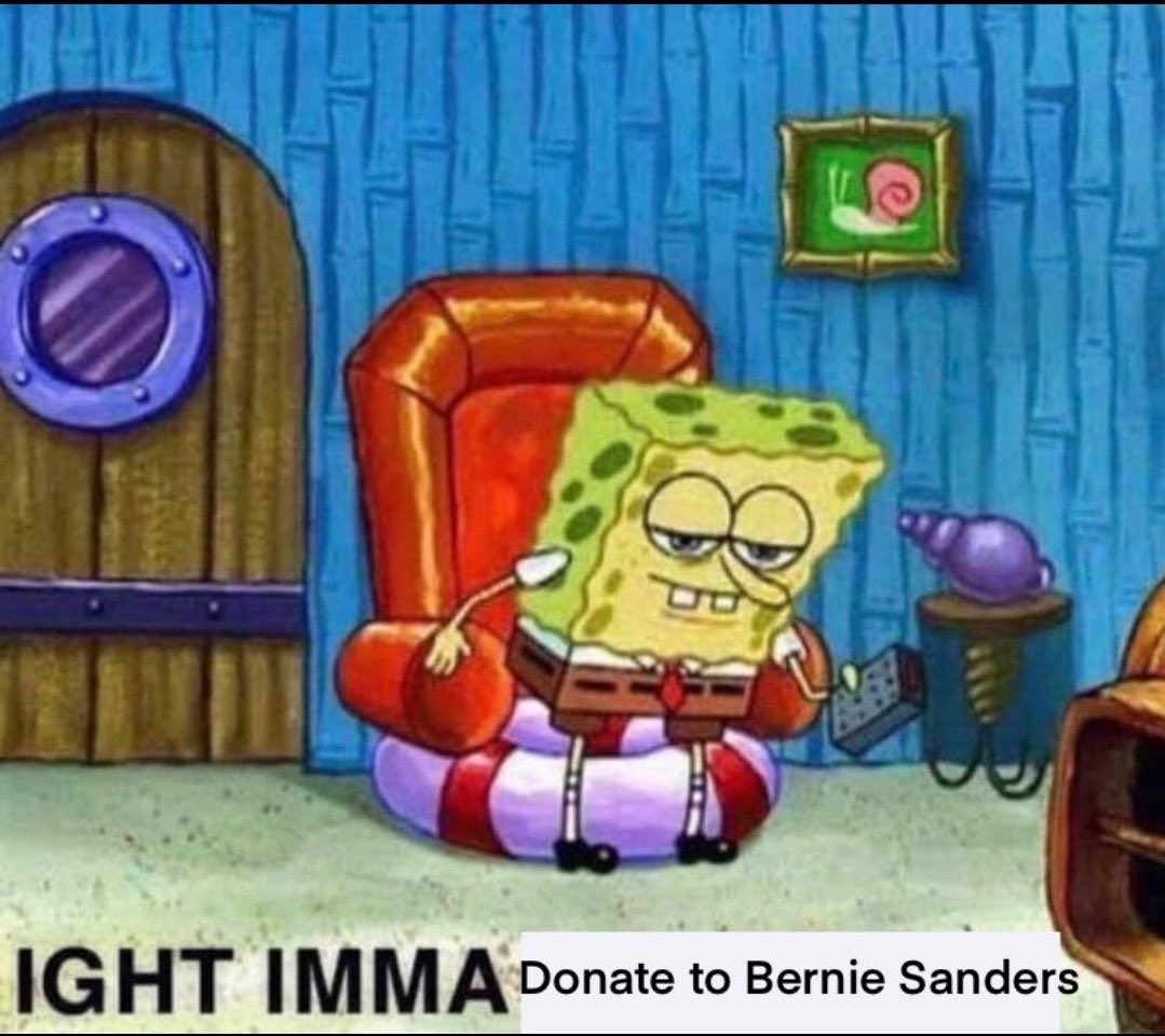 GamersSanders's tweet photo. Every. Single. Time. Dammit Bernie! ✊🏻✊🏾✊🏿✊🏼✊🏽🇺🇸 #VoteBernie #ChicagoForBernie #IllinoisForBernie #NeverBiden #HellNoJoe #OnlyBernie #Bernie2020 #BernieSanders2020 #BernieBruhs #BernieBeatsTrump #BernieBros https://t.co/fgwEJZ293G