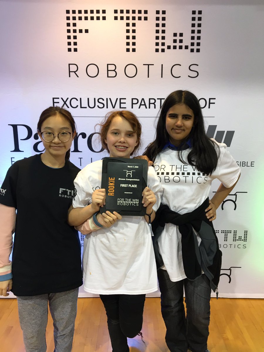 AGS drone racing team earned Rookie of the Year award at the FTW RAD drone racing competition on March 7th!!  Go Hurricanes!  <a href="/AGSHurricanes/">AtlantaGirls'School</a> <a href="/FTWRobotics/">For The Win Robotics</a> <a href="/REC_Foundation/">REC Foundation</a> #AGSturns20