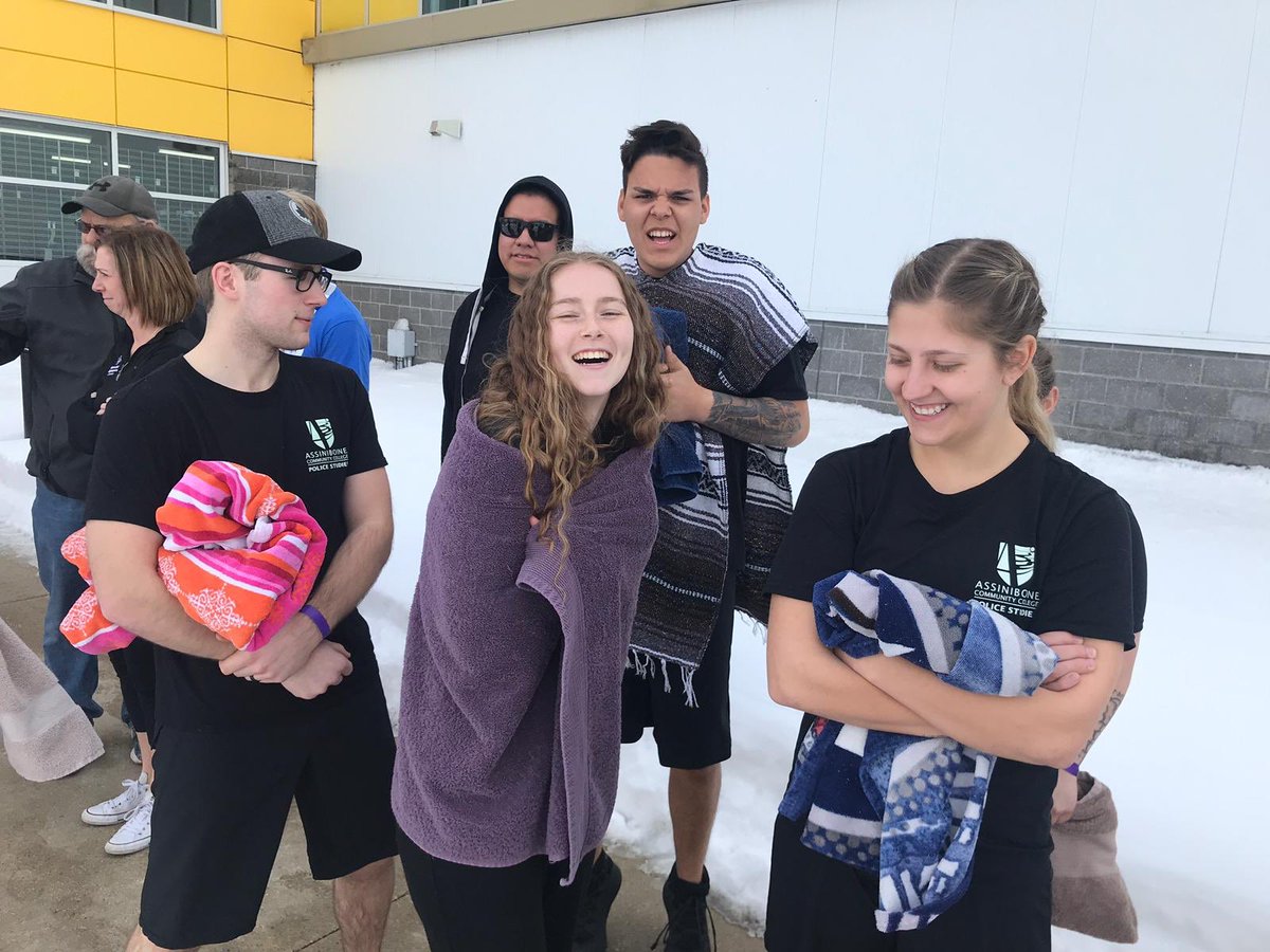 ACC_PS's tweet photo. Members of Class 16 participated in the Polar Plunge this afternoon in Portage in support of @SpecOManitoba! Great job to all involved! 

REMINDER: Our 50/50 from last week has not been claimed! Check out our pinned tweet to see the winning number and check your tickets! https://t.co/r0Q4cZPCGD