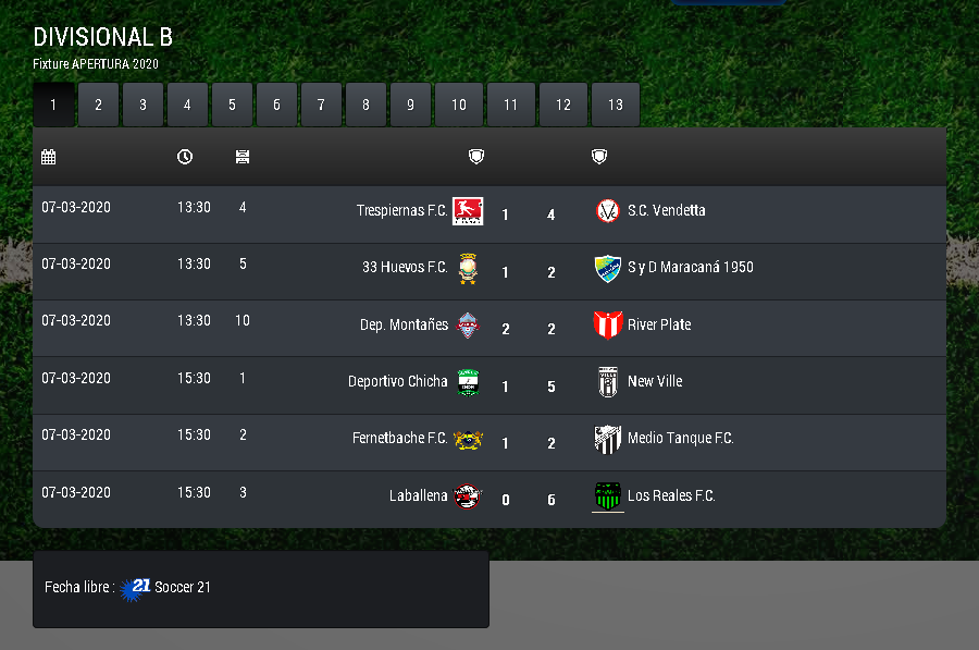 Dave_tz11's tweet photo. #MAS33 #SERIE2 | Divisional #B
Apertura 2020 | Fecha 1
Resultados y posiciones https://t.co/ThmcClnSYY