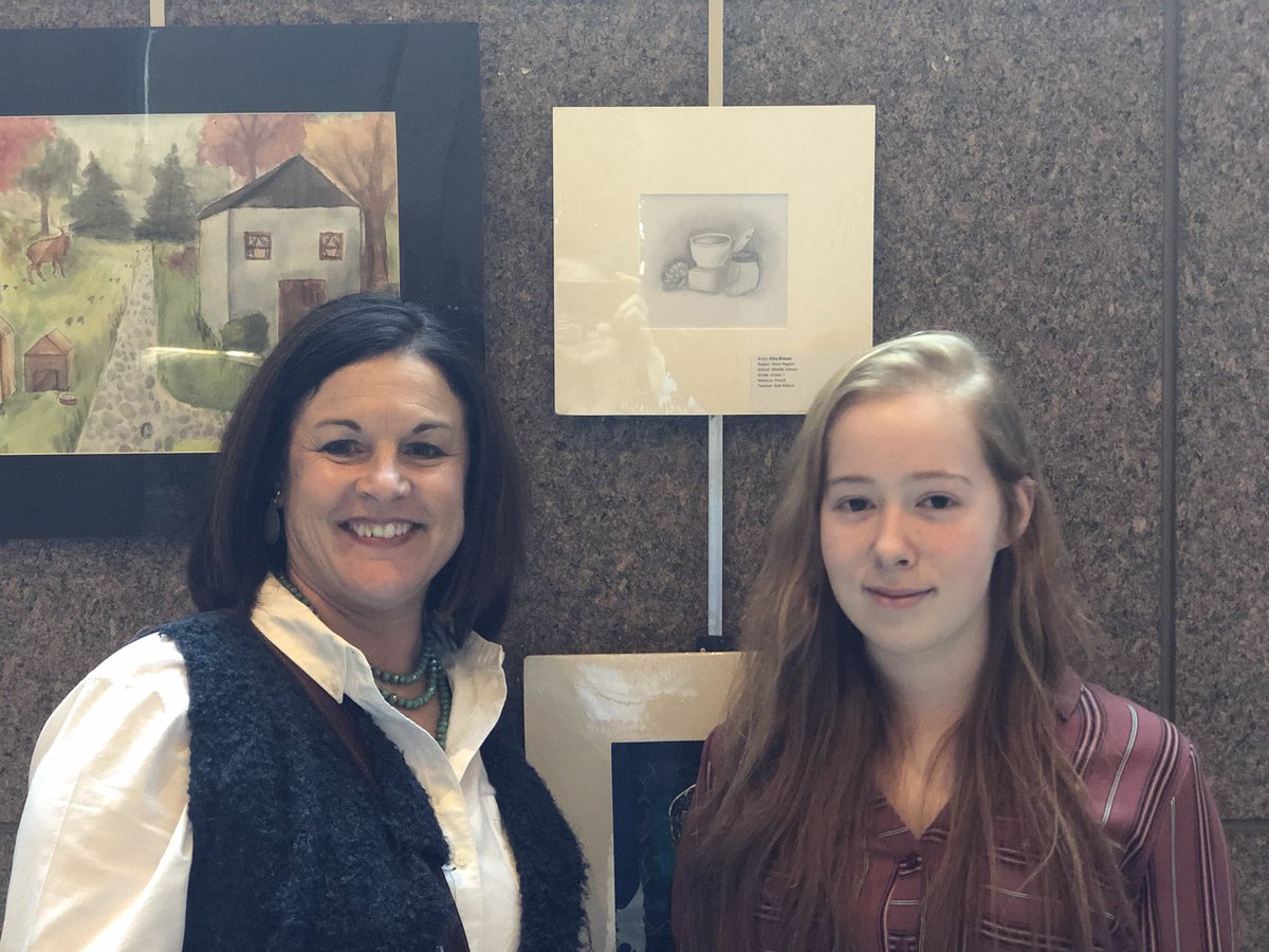 grahammsart's tweet photo. Congratulations to Eliza Blosser for being selected for the OAEA Young Peoples Art Exhibit in Columbus @ Rhodes Tower. https://t.co/KuICib4R4u