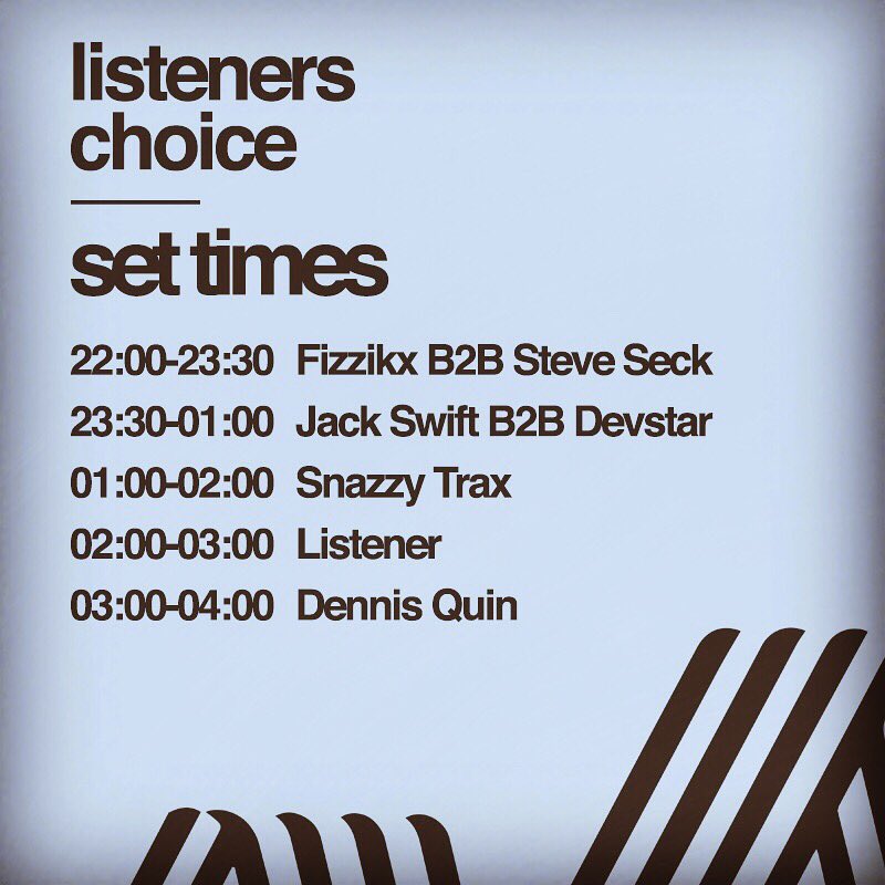 ListenerDJ's tweet image. Tonight is looking absolutely huge!! 
Last few online tickets below and there are a few reserved for the door. 

Last entry is 2am and don’t forget your ID 
👇👇👇

residentadvisor.net/events/1370191#