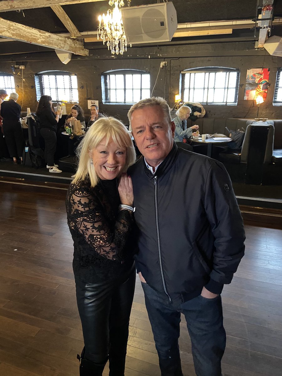 LizKershawDJ's tweet photo. Me and Suggs @MadnessNews at @BBC6Music #6Fest today https://t.co/njDQ1oSXI7