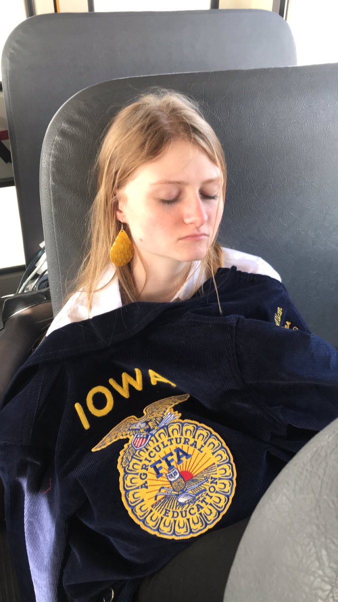 ffa_lemars's tweet photo. Update: Districts must have wore them out — full stomachs and full hearts must make for sleepy FFA members! Four students and counting ... https://t.co/J3rTl4jMxv