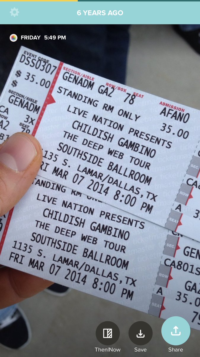 mnevarez3005's tweet photo. 6 years ago I experienced Childish Gambinoโs Deep Web Tour. ๐ #childishgambino #deepwebtour https://t.co/HEdd6puUHI