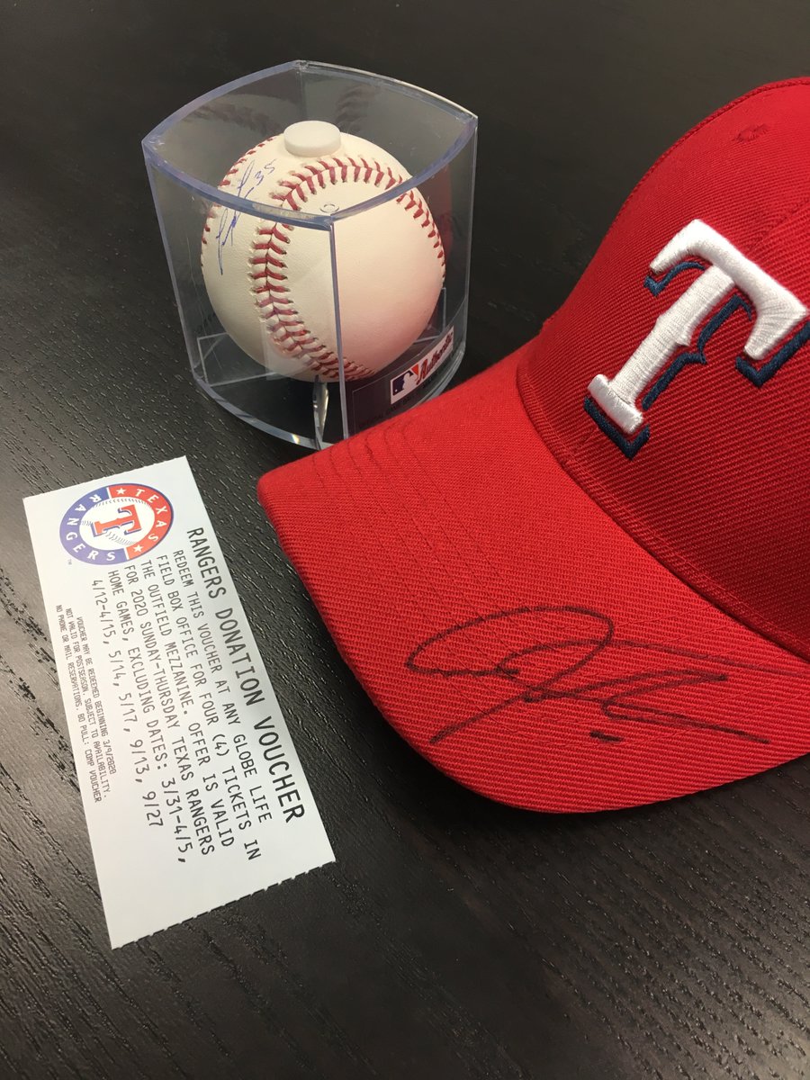 gosidekicks's tweet photo. Thanks to @Rangers for donating a Josh Hamilton autographed hat, Lance Lynn autographed baseball, &amp;
4 tickets to a home game to our silent auction benefitting @60feet6 

1. Download @LiveSource app
2. Select Allen, TX
3. Select Sidekicks Silent Auction

#KicksInTheCommunity https://t.co/bqEKbwqYHS