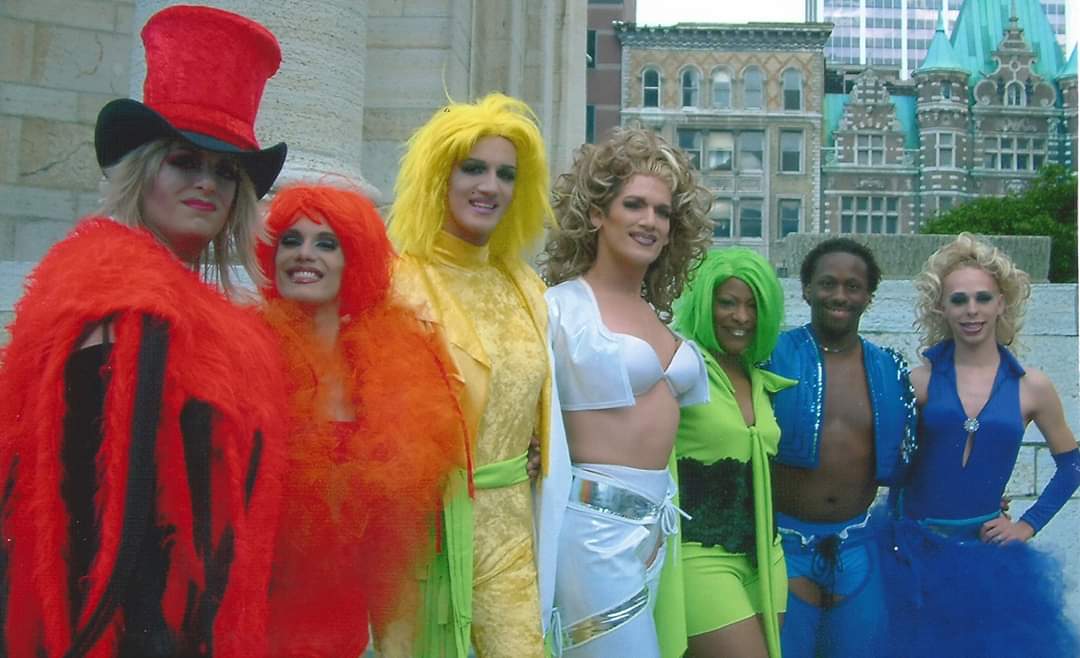 CandiWantsome's tweet photo. This warm weather feels great and has me thinking of Pride! It's never to early to start planning your entrance!   xoxo...CW?🍭
#PrideinFindlay #pride #Pride2020 #dragqueen #entertainer #rainbow #costume #costumedesign #designer #soberartist #soberdragqueen #candiwantsome https://t.co/8ODF7qEkjK