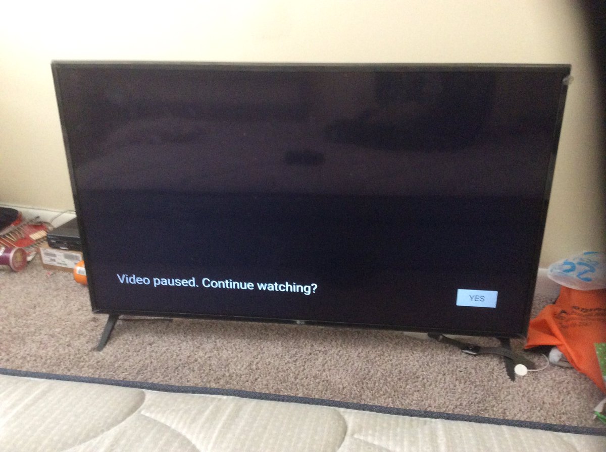 Video paused. Continue watching? What?