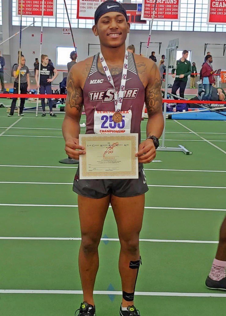 To__Turntup's tweet photo. ALL-EAST/IC4A I JUST WANNA THANK GOD FOR GIVING ME THE BEST SEASON OF MY LIFE 🥳💪🏾🤩 #UMES🦅 #302 #GUSUP🚀 #HEPTATHALON https://t.co/OKPphDMSyx