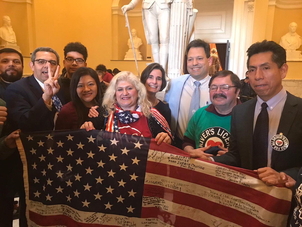wearecasaorg's tweet photo. @SSurovell @DelegateGuzman @KathyKLTran @JenniferBoysko @Emmett_Hanger @DelGlennDavis thank you for fighting for our immigrant families!  @CASAforAll appreciates your work to #DriveVirginiaForward https://t.co/fA6MmfCcRg