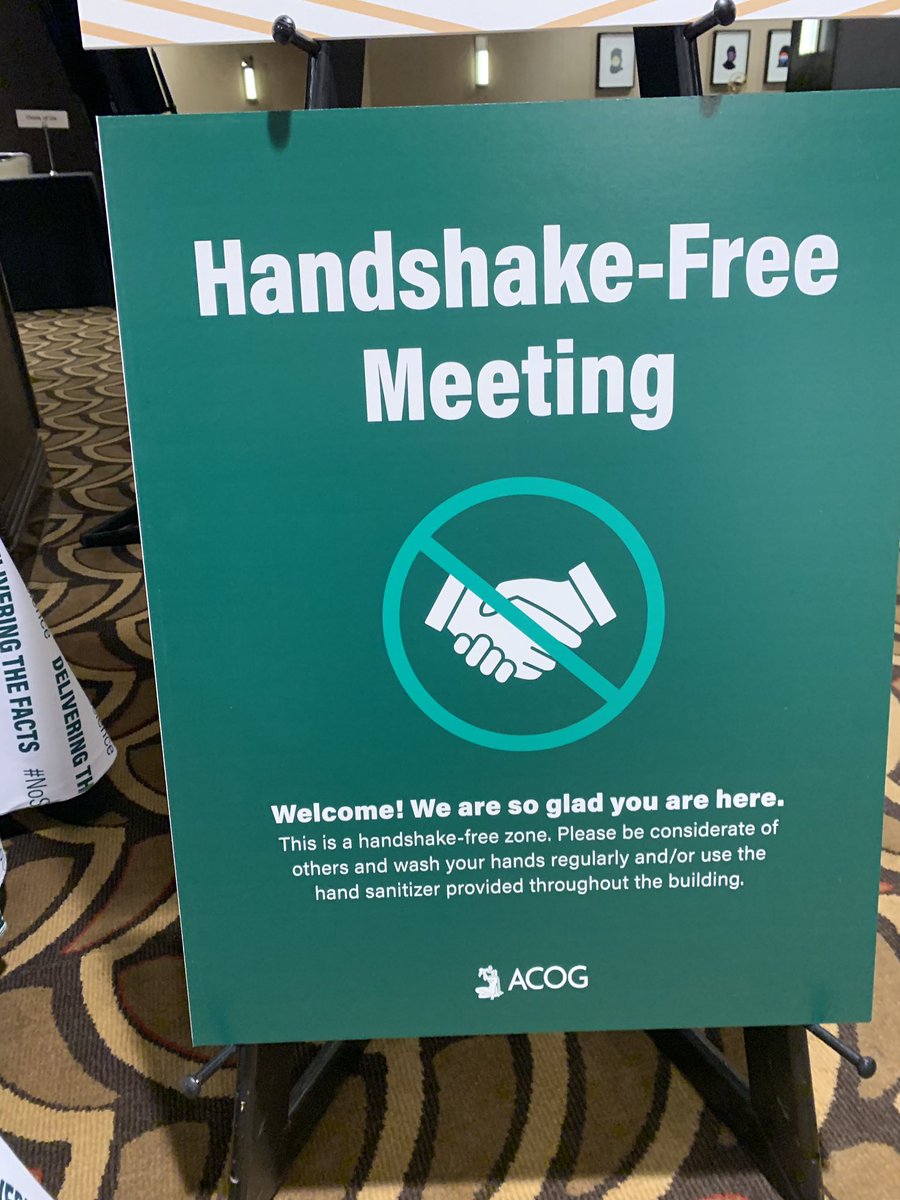 SkyePerryman's tweet photo. My first handshake free meeting. #COVID @acog @ACOGAction https://t.co/eSTMYr3DXi