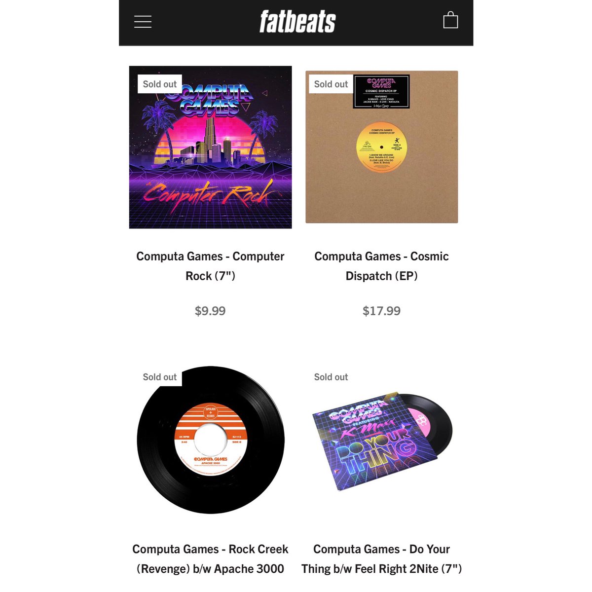 computagames's tweet image. SOLD OUT BUT NEW MUSIC COMING! 🎛👾👾👾