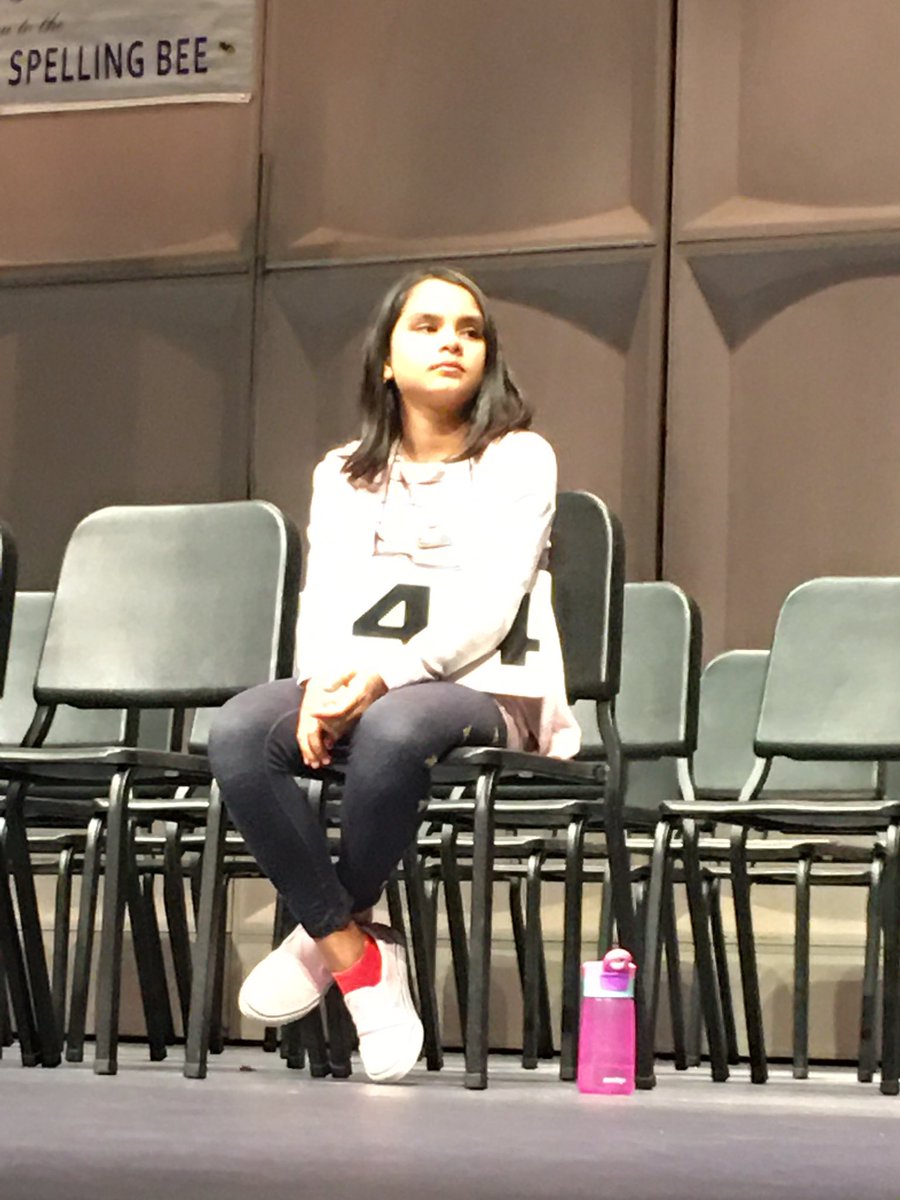 StateBee's tweet photo. Maya Jadhav of Fitchburg repeats last year’s top performance to become the 2020 Badger State Spelling Bee champion! Congratulations to Maya of Eagle School for correctly spelling the winning word, “panchax.” @WiStateJournal @ScrippsBee https://t.co/3a02W2rDqy