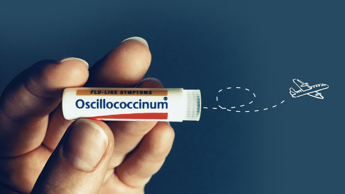OscilloUSA's tweet photo. #Travel enhances spread of the #flu. Next time you visit loved ones, be prepared to nip flu-like symptoms with #Oscillococcinum. Easy to take, the slightly sweet pellets dissolve under the tongue without water. ~ @KenRedcrossMD https://t.co/oV1p9bGCpo #TravelHacks #FluTips https://t.co/Lf8lHXCvw1