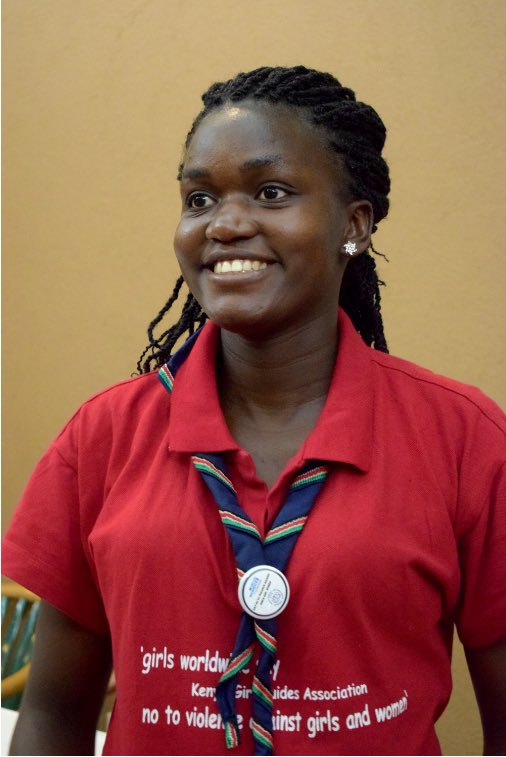 “As Guiding Leaders, we visit local schools to teach girls about body confidence and also to discuss ways that Girl Guides can spread the message of body positivity to their peers and within their communities.”  Mitchel, Group Leader, <a href="/KenyaGirlGuides/">Kenya Girl Guides Association</a>
#IWD2020 #EachForEqual