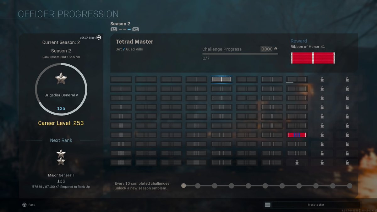PrestigeMVP's tweet photo. #PS4share WTF @infinityward all my progress, gone! Do better! https://t.co/2d8IxORvJ8
