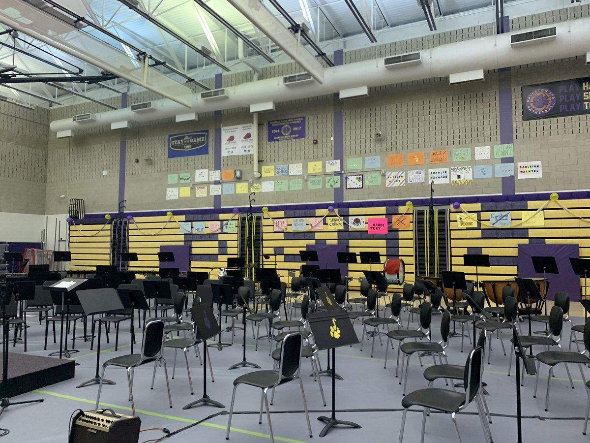 trim4029's tweet photo. All set up for the Pops Concert tonight at 7! Admission is $3. https://t.co/OEUl4teHte