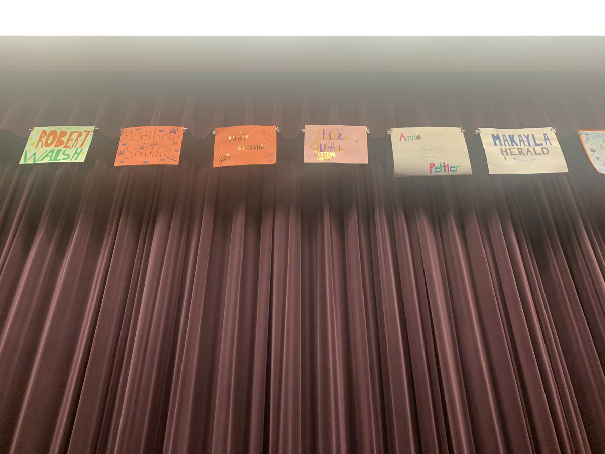 All set up for the Pops Concert tonight at 7! Admission is $3.